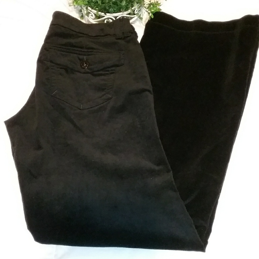 Eddie Bauer Black Velvet Pants. NWOT - Picture 6 of 6